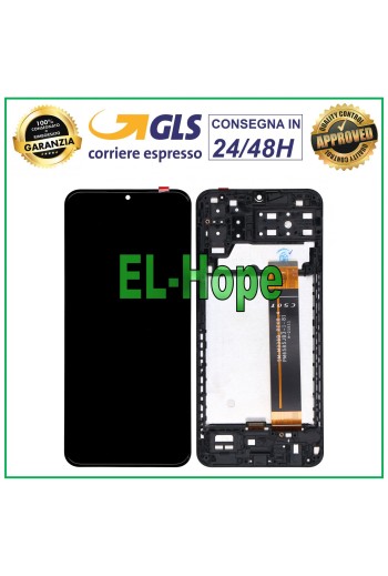 LCD-DISPLAY + TOUCHSCREEN-RAHMEN FÜR SAMSUNG GALAXY A13 4G 2022 SM-A137 F SCHWARZ
